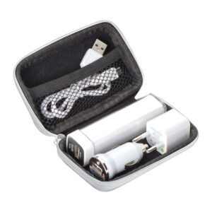 Potovalni set Exeter z 2.200 mAh Power Bank