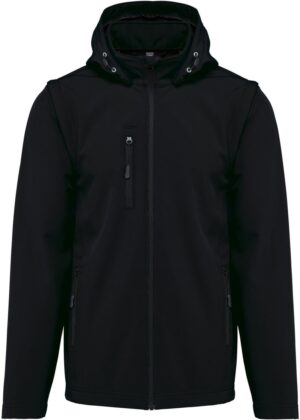 Unisex 3-slojna Softshell jakna s kapuco