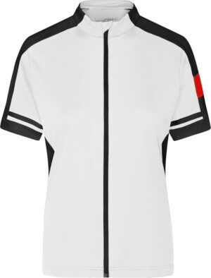 Ženska kolesarska majica z zadrgo