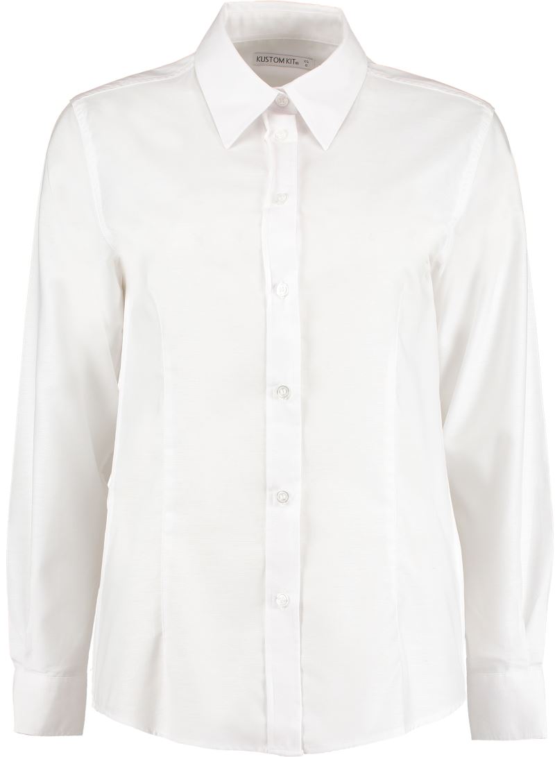 Delovna 'Oxford' bluza z dolgimi rokavi