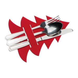 Podloga za jedilni pribor v obliki božičnega drevesa Duffel