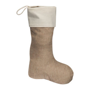 Božična nogavica iz jute Lucca