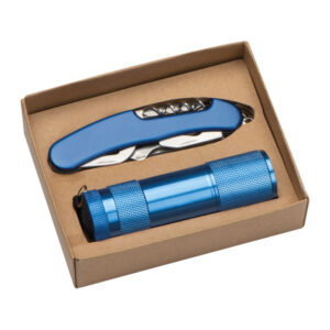 Set svetilke in žepnega noža Dover