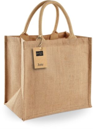 Srednja (Midi) nakupovalna torba iz jute