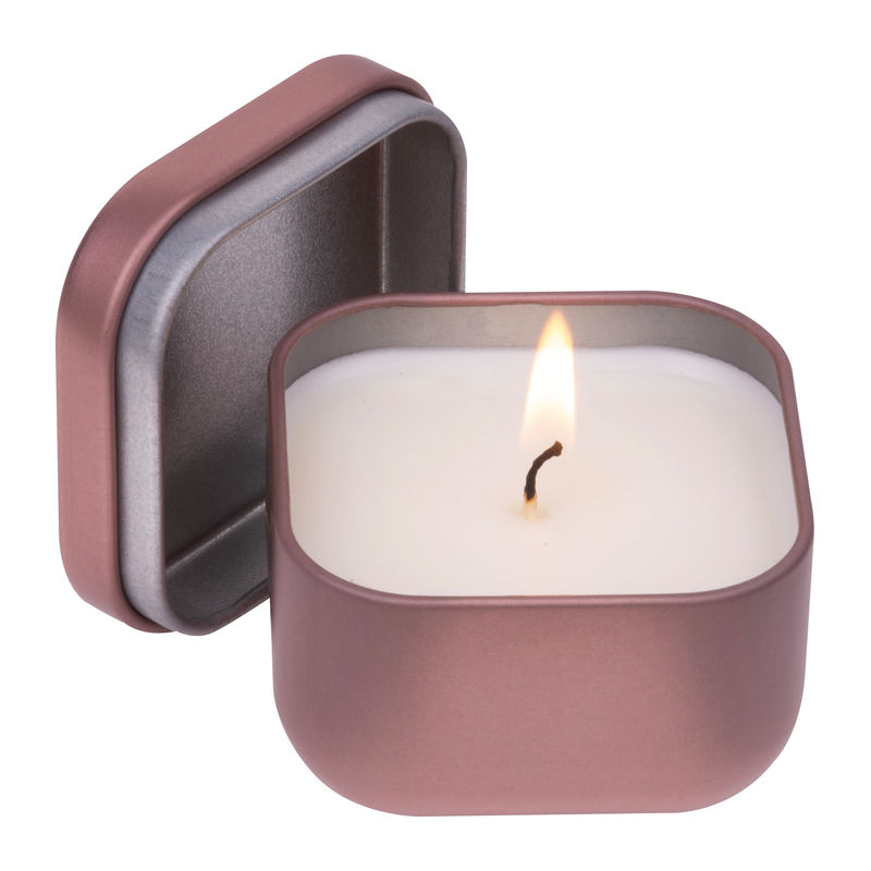 Sveča v kovinski posodi Praga