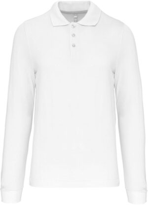 Moška 'Piqué' polo majica z dolgimi rokavi