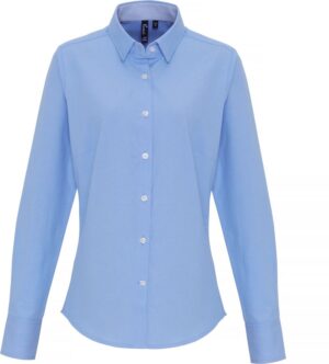 Oxford' črtasta bluza z dolgimi rokavi