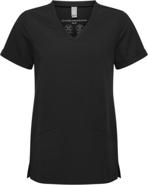 Ženska raztegljiva tunika z V-izrezom