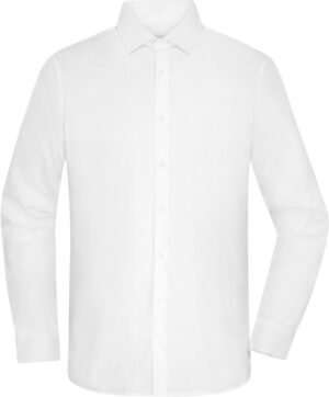 Moška poplin srajca (mešanica) z dolgimi rokavi