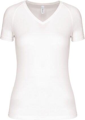 Ženska športna majica z V-izrezom