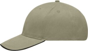 Lahka 6-panelna 'Sandwich' kapa (brušen bombaž)